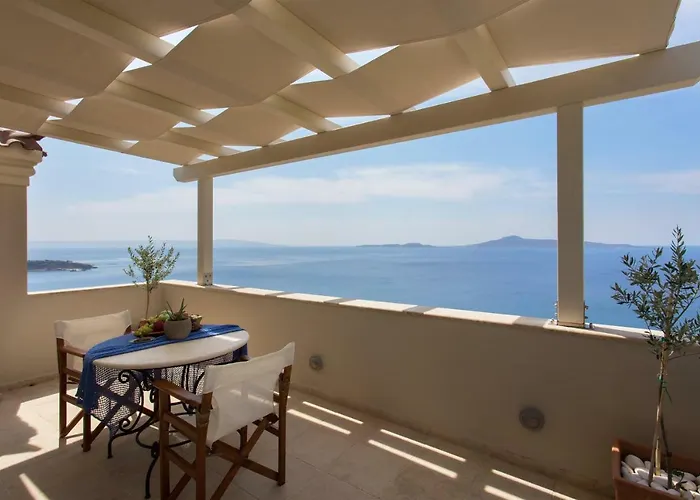 Villa Itis Luxury With Balcony, Panoramic View & Jacuzzi Neapoli Voion