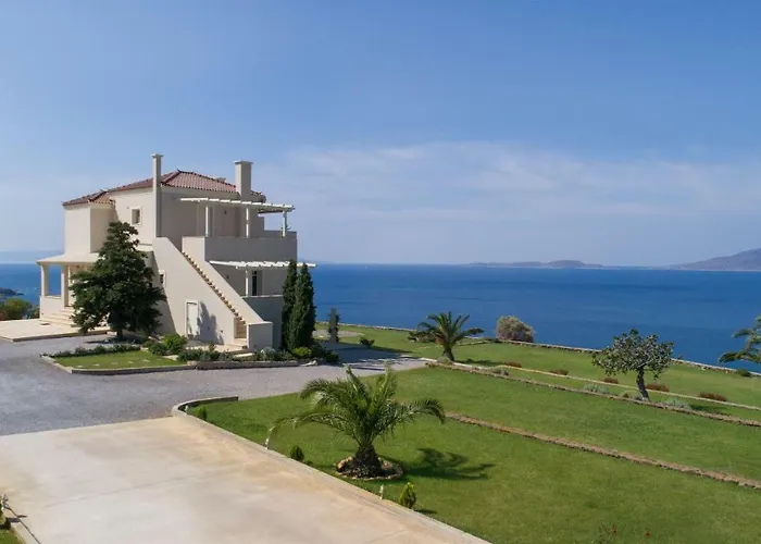 Villa Itis Luxury With Balcony, Panoramic View & Jacuzzi Neapoli Voion